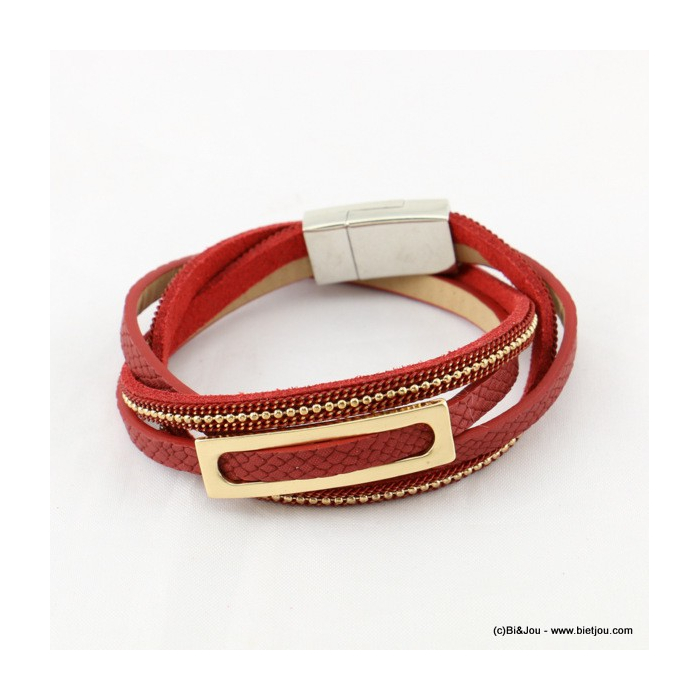 bracelet 0216535 rouge bordeaux