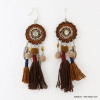 boucles d'oreille 0316608 marron