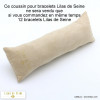 coussin boudin velours pour bracelets Lilas de Seine 0619581