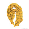 écharpe motif carreaux femme 0719539 jaune