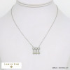 collier pendentif étoile du nord acier inoxydable femme 0121515