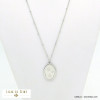 collier pendentif étoile acier inoxydable femme 0121551