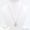 collier pendentif étoile chaîne à billes acier inoxydable femme 0121563