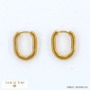 boucles d'oreille mini-créoles acier inoxydable minimaliste femme 0322110