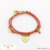 bracelet multi-tours acier inoxydable bohème coeur oeil chance bille facettée pierre femme 0222514