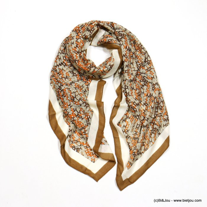 foulard motif lettre H femme 0722517