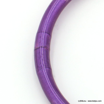 Jonc bouddhiste épais coloré pour femme 0222091 violet