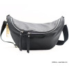 Sac banane XL Flora&Co simili-cuir grainé 2 compartiments 0923015 noir