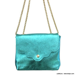 Sac à Bandoulière Turquoise à Paillettes Pour Femme - Petit Sac Imperméable Avec Sangle Réglable - Pour Téléphone, Carte, Clés - Idéal Quotidien Et Voyage