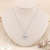 collier rococo pendentif étoile acier inoxydable femme 0121510-argenté