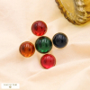 Bague croix xxl en acier et cabochons perles colorées 0423501 multi