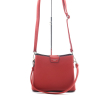 Sac porte épaule Flora&Co simili-cuir grainé femme 0922054 rouge