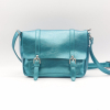 Gibecière simili-cuir irisé Flora&Co 0924005 bleu canard