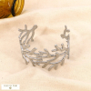 Bracelet manchette acier inoxydable forme corail femme 0223603 argenté