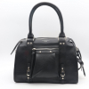 Sac bowling simili-cuir grainé Flora&Co 0924511 noir
