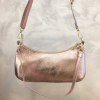 Sac à bandoulière cuir véritable brillant 0924516 rose nude