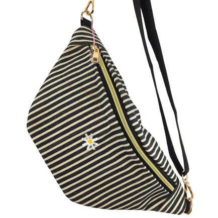 Sac Banane Imprimé en Synthétique 0925008 bleu foncé