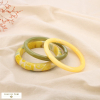 Lot de 3 bracelets résine motifs fruits 0225142 jaune