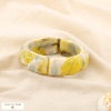 Bracelets résine ouvrable jonc motifs fruits 0225144 jaune