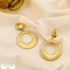 Boucles d’oreilles CLIP acier inoxydable ajouré 0325108 doré