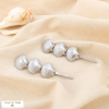 2 Pinces à cheveux marin coquillage acier inoxydable 0625038 argenté