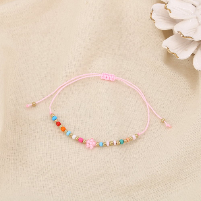 Set de 12 bracelets fleur pour FEMMES et ENFANTS 0225204 multi