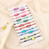 Set 12 bracelets bonbon émail coulissant élastique 0225210 multi