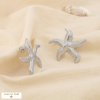 Boucles d’oreilles acier inoxydable étoile de mer 0325163 argenté