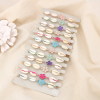 Set 12 bracelets coulissant coquillage fleur émail 0225243 multi