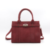Sac à main en simili-cuir façon daim Flora&Co 0925503 rouge bordeaux