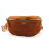 Sac banane Flora&Co simili-cuir façon daim bandoulière fantaisie 0925501 cognac
