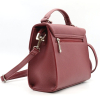 Sac à main Flora&Co façon cartable simili-cuir rigide 0924011 rouge bordeaux