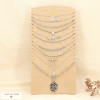 Ensemble 10 colliers acier inoxydable nuance argenté 0125585 argenté
