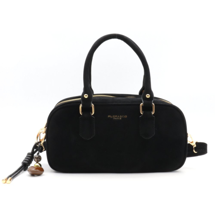 Sac à main long Flora&Co simili-cuir façon daim 0925523 noir