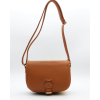 Sac à bandoulière Flora&Co simili-cuir grainé 0926011 cognac