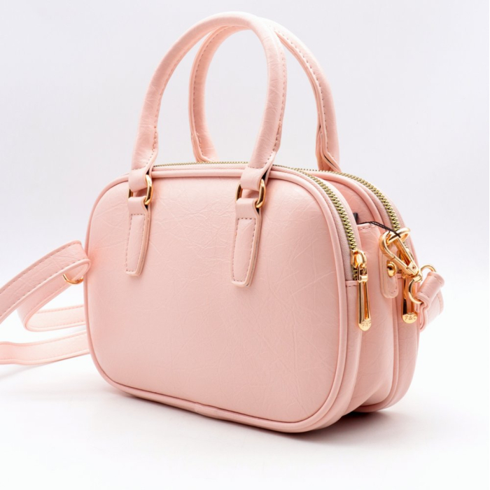 Sac à main Flora&Co simili-cuir embossé0926014 rose