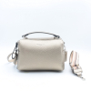 Sac simili-cuir Flora&Co grainé 2 compartiments 2 bandoulières 0923028 taupe métal