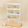 Ensemble 12 boucles d'oreilles marin acier émail 0326160 multi