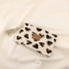 Pochette trousse plate Love Family polyester frange 0926046 naturel/beige