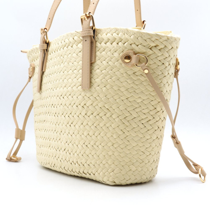 Cabas Porté Épaule Femme Flora&Co Style Bohème City Glamour 0926038 écru
