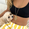 Collier sautoir acier marin banc de poissons 0126023