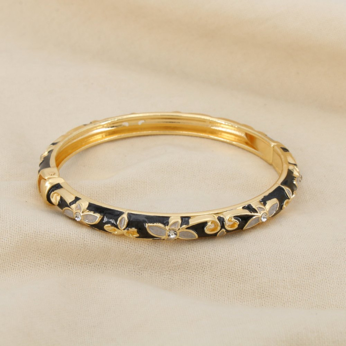 Ensemble 15 bracelets joncs ouvrables métal émail 0126614 multi